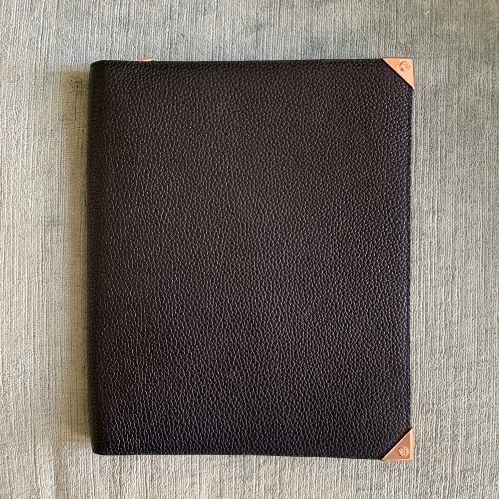 Alexander Wang Prisma iPad Case in Black Pebble